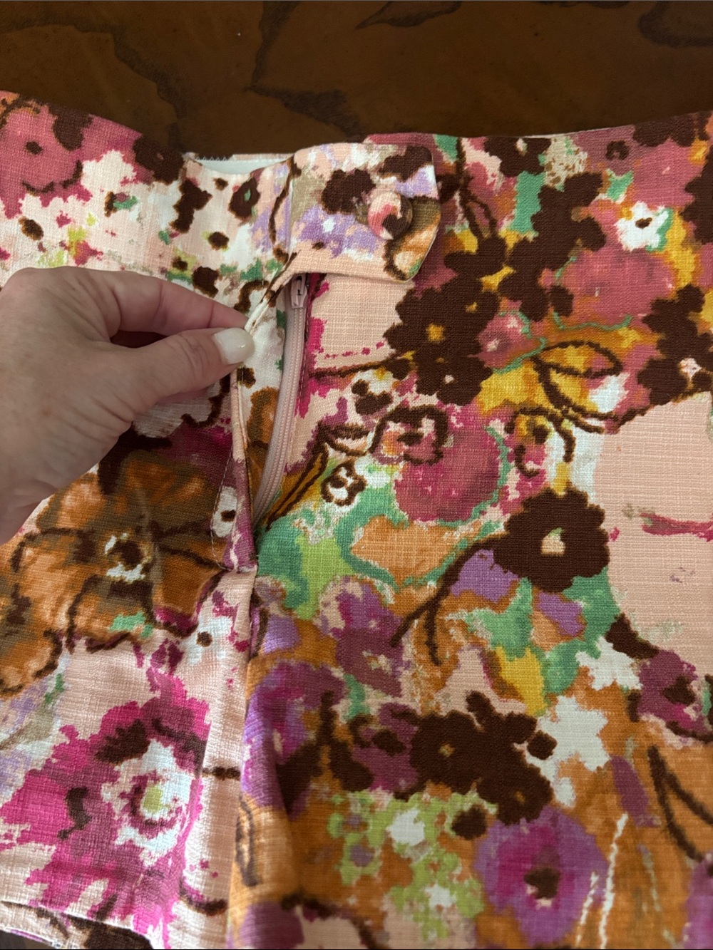 Floral Multi-Color Women's Cotton Shorts - Picture 5 of 5